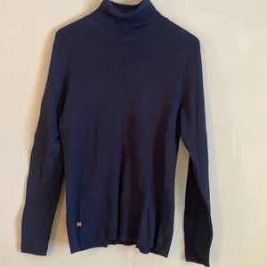 Lauren Ralph Lauren Navy Turtleneck